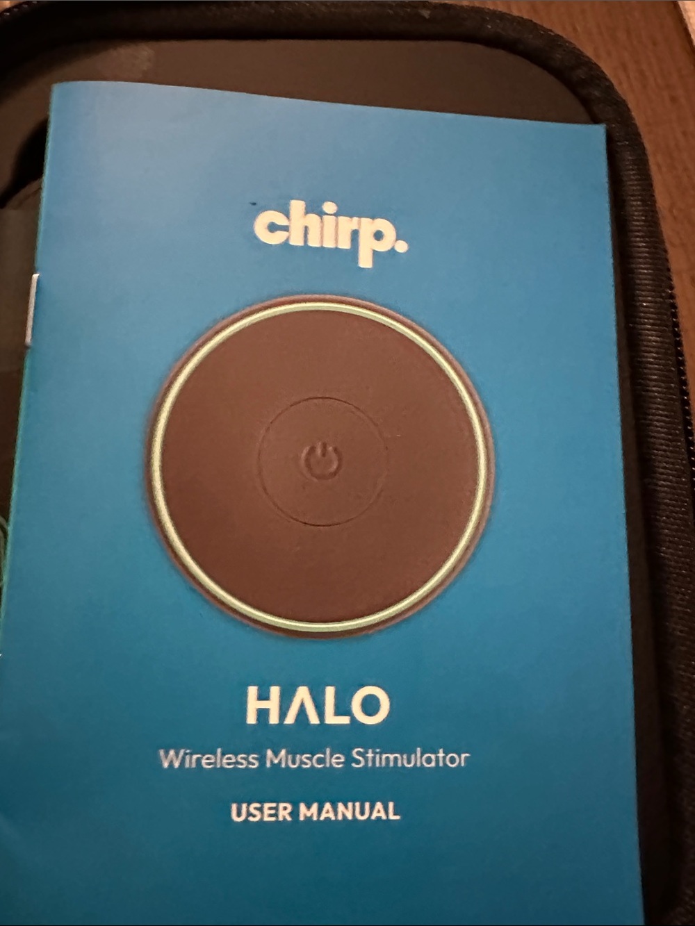 chirp HALO Wireless Muscle Stimulator - Blue